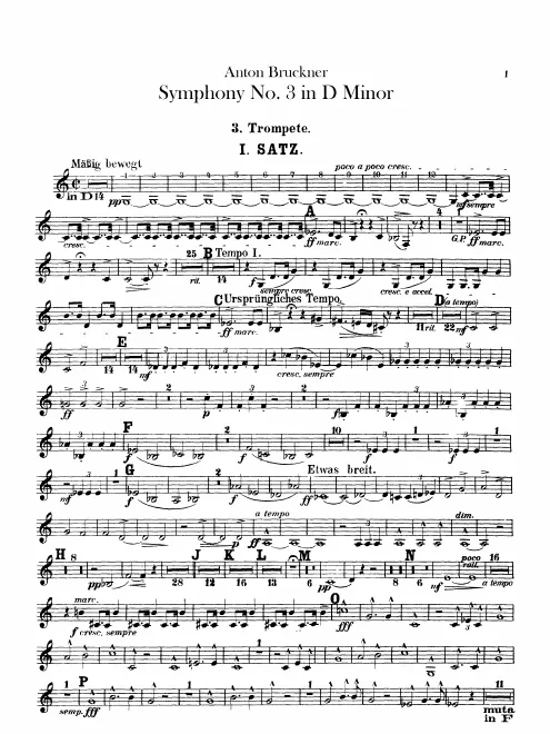 Trumpet 3 (F/E/E♭/D/D♭)