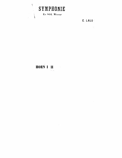 Horn 1/2, 3/4 (E/F)