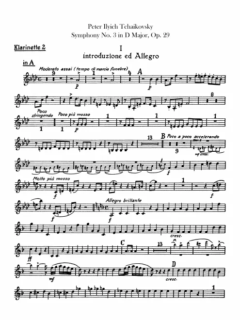 Clarinet 2 (A/B♭)