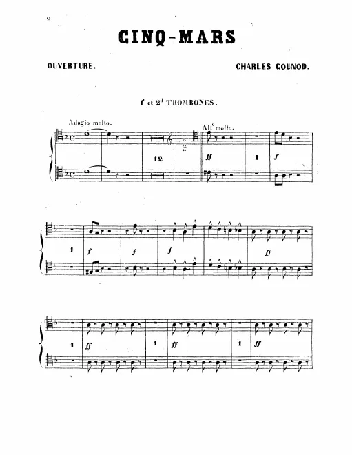 Trombone 1/2, 3