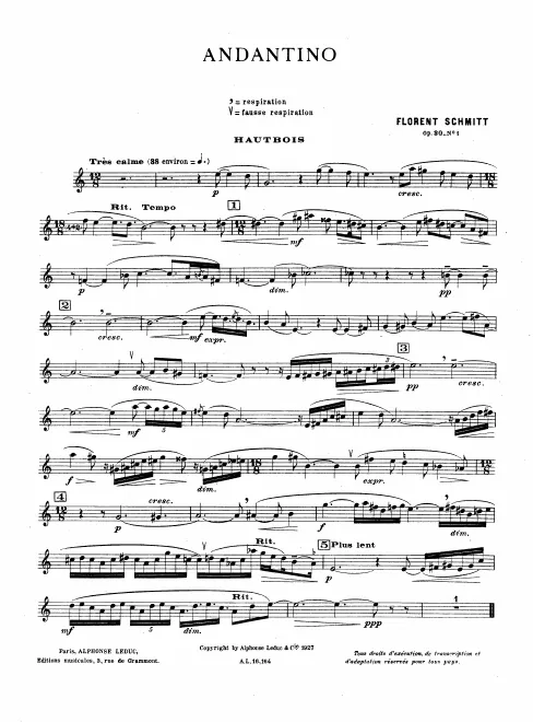 Complete Score and Oboe Part