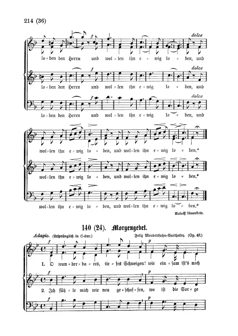 Complete Score (transposed to B♭ major)