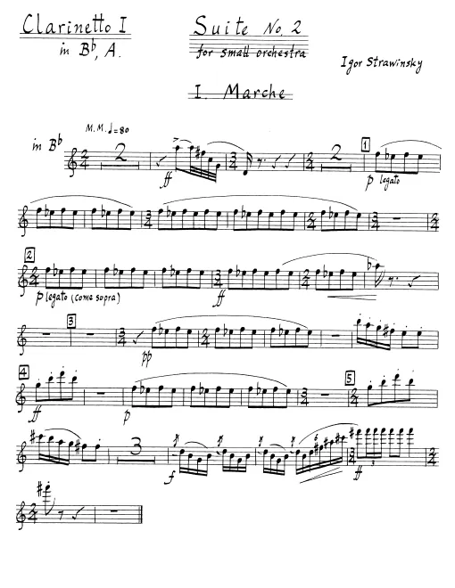Clarinet 1, 2 (B♭/A)