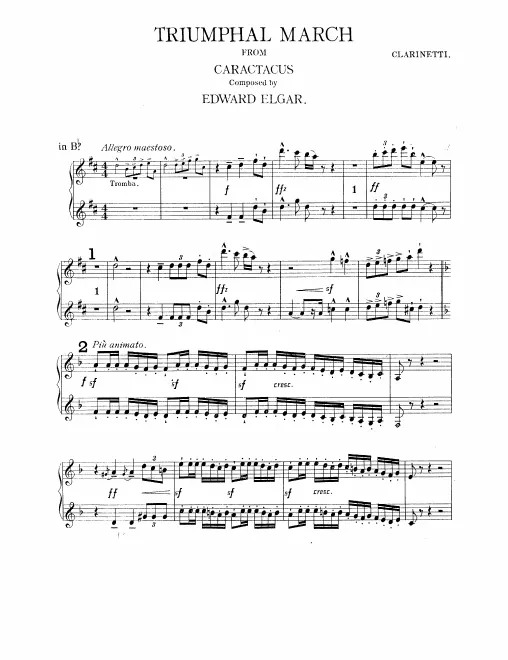 Clarinet 1/2, Bass Clarinet (B♭, ad lib.)