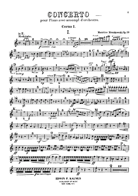 Horn 1, 2, 3, 4 (E)