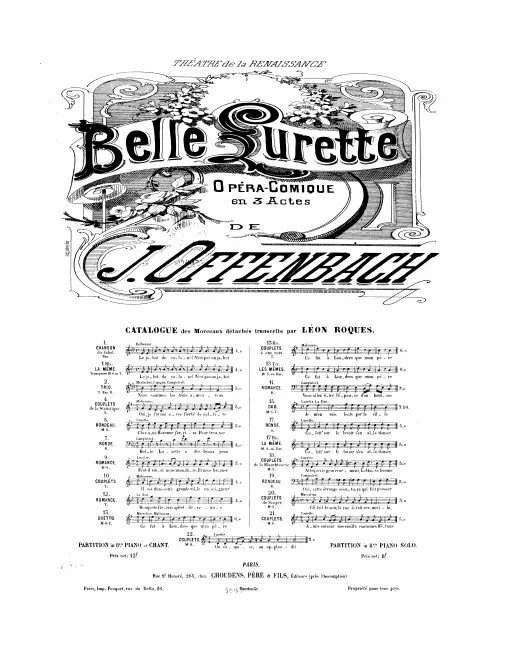 No.9, Romance: "Faut-il ainsi nous maudire" (Act I, No.9)