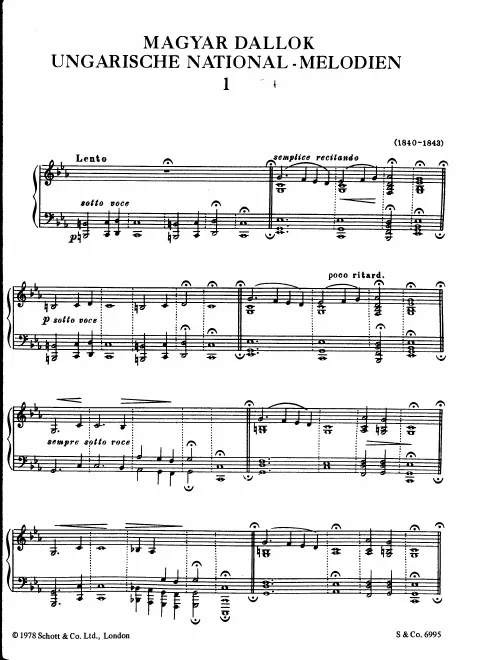 1. Lento (S.242/1)