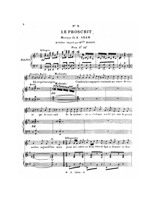 No.8, Rondo: "Ah! respirons un peu" (Floretta)