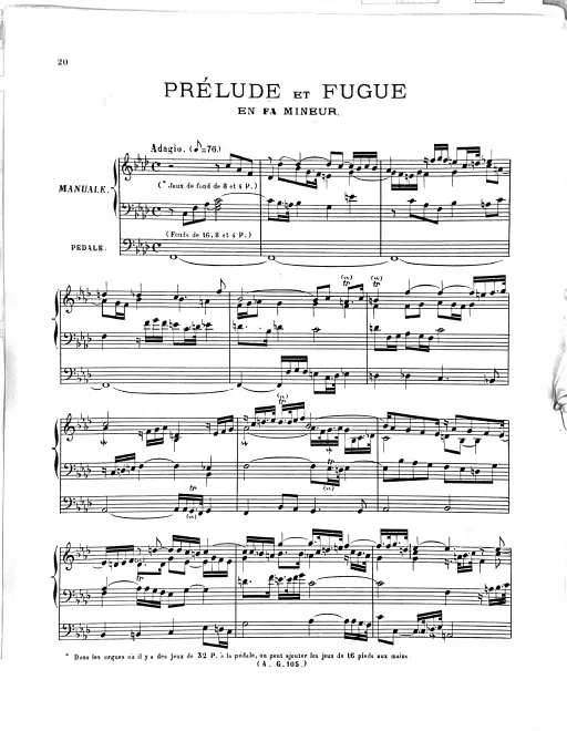 5. Prelude and Fugue in F minor, HWV 433