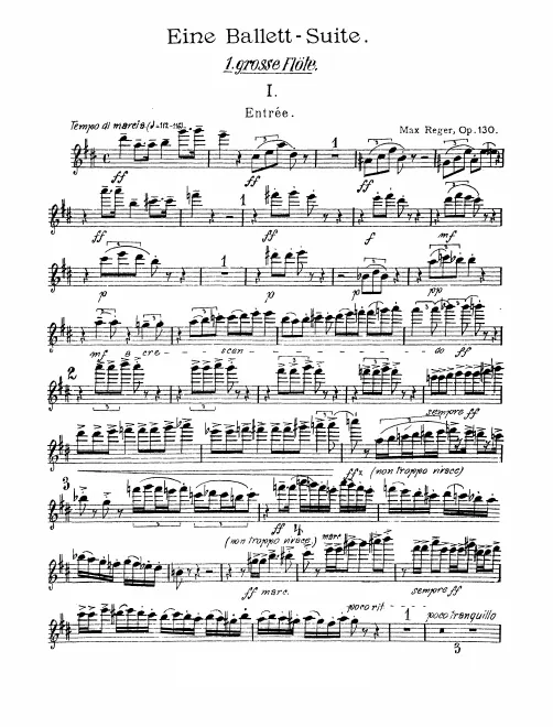 Flute 1, 2
