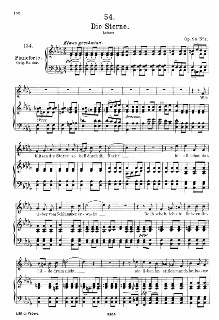 Complete Score (Medium Voice, transposed to D♭ major)