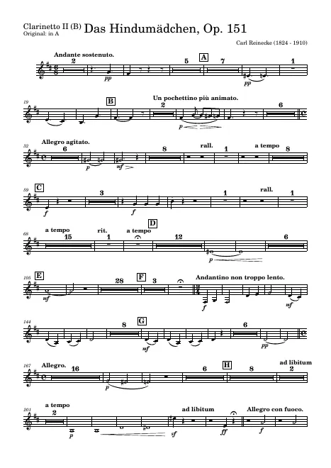 Clarinet 2 (B♭)