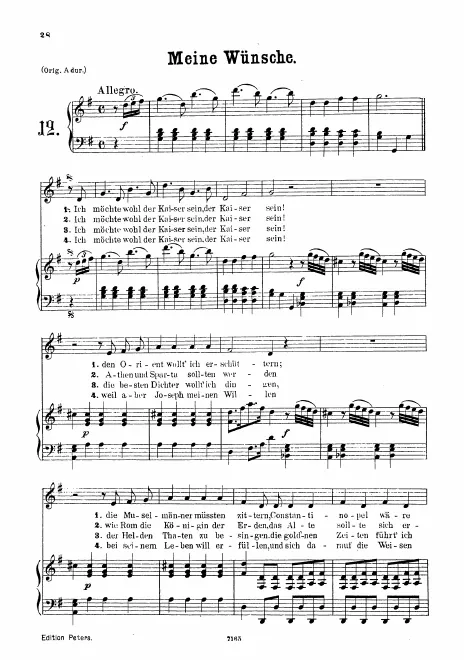 Complete Score (medium voice, )
