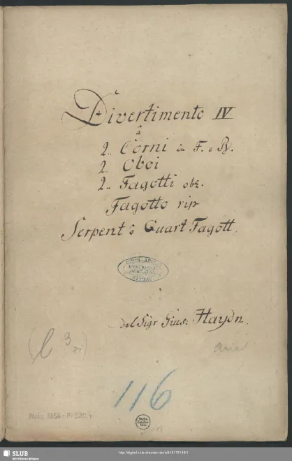 Divertimento in F major, Hob.II:45