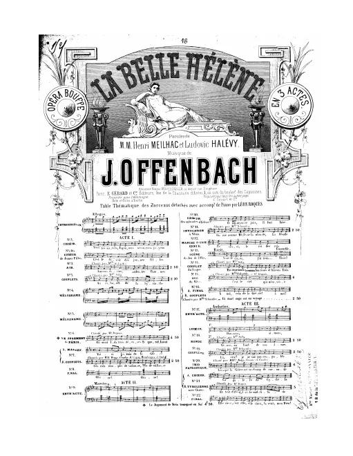 No.16, Couplets: "Un mari sage est en voyage" (Act II, No.16b)