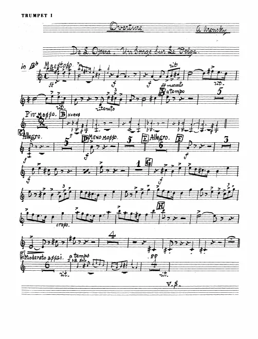 Trumpet 1, 2 (B♭)