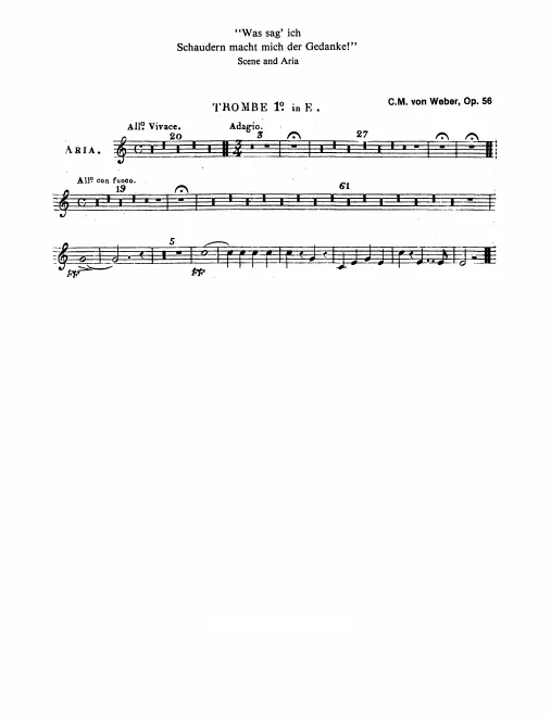 Trumpet 1, 2 (E)