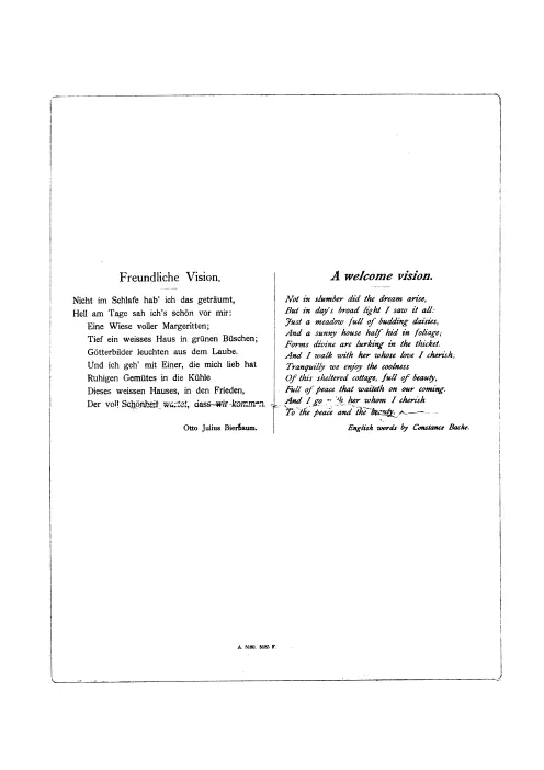 Complete Score (For low voice, C major, monochrome)