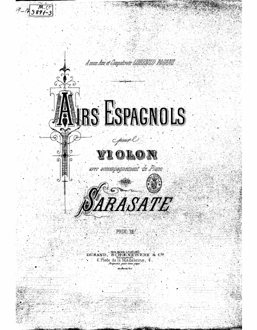 Piano Score and Violin Part