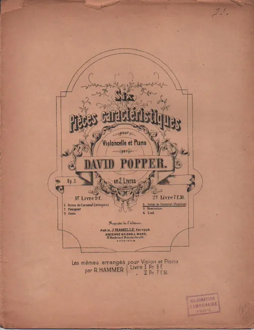 Complete Score and Cello Part