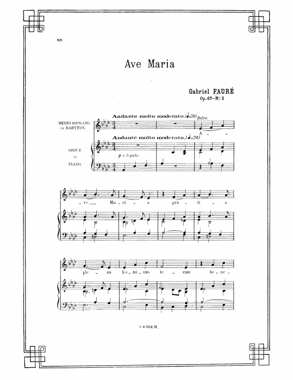 Complete Score (Original Key, A♭ major)