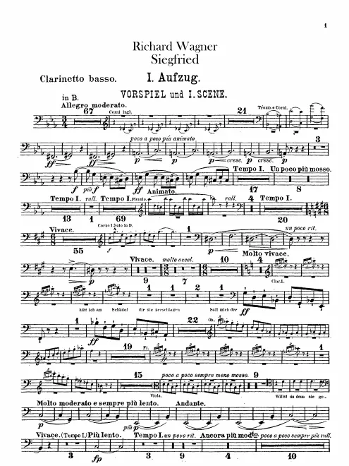 Bass Clarinet (B♭/A)
