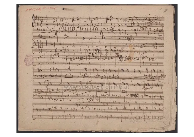 Composer's Manuscript (sketches only)