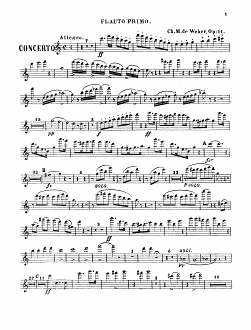 Flute 1, 2