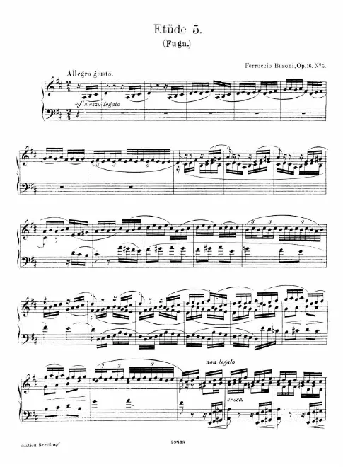 5. Fuge: Allegro giusto