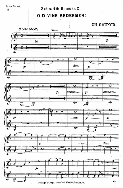 Horn 3/4 (C)