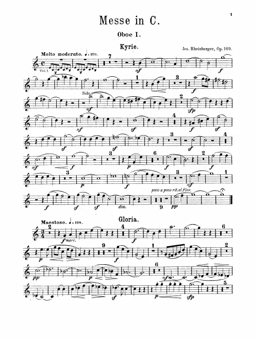 Oboe 1, 2