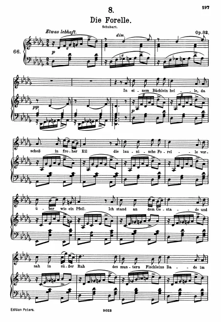 Complete Score (Original/High voice, D♭ major)