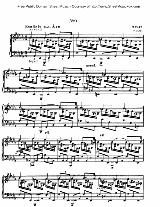 6. Etude in