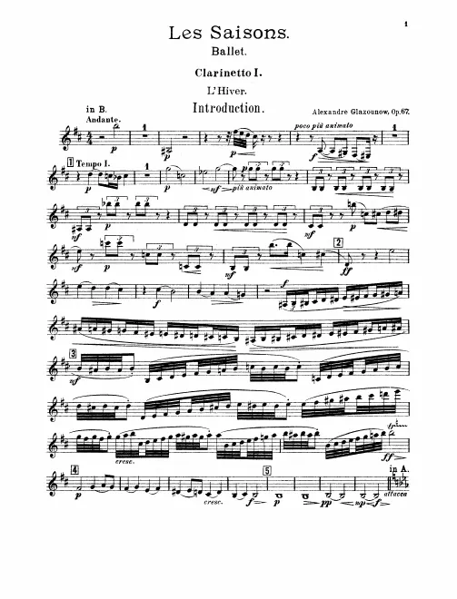 Clarinet 1 (B/A)
