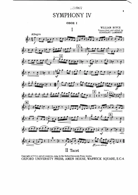 Oboe 1