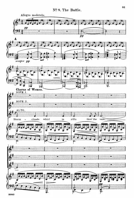 8. Multiple Choruses, Soprano Solo, Duet