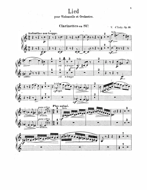 Clarinet 1/2 (B♭)