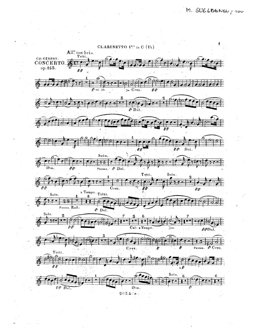 Clarinet 1, 2