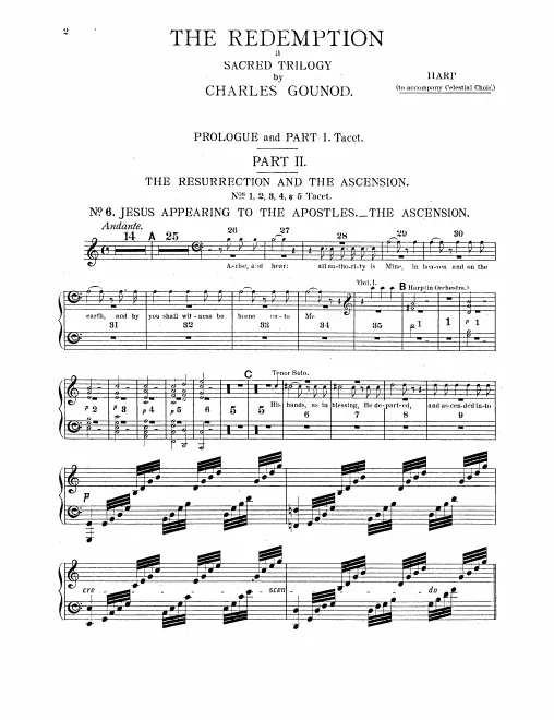 Harp (accompanying Celestial Choir)