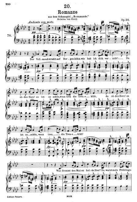 Complete Score (Original/high voice, )