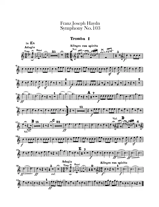 Trumpet 1, 2 (E♭/C)