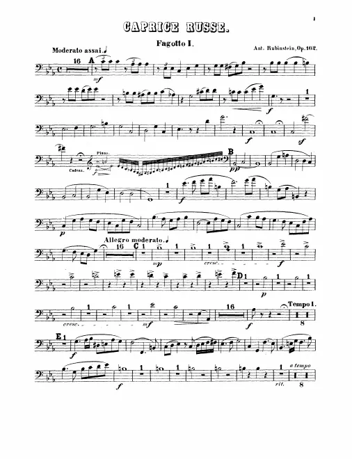 Bassoon 1, 2