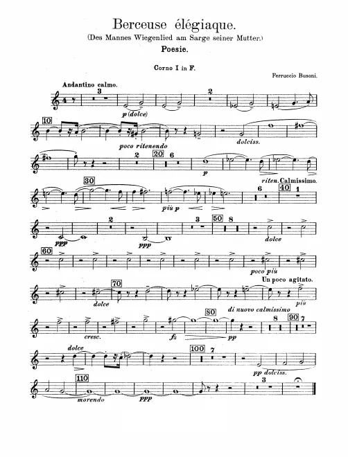 Horn 1, 2, 3, 4/Gong* (F)