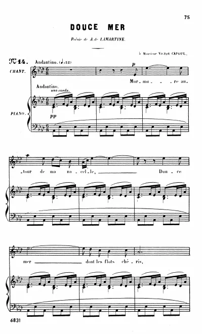 Complete Score (: high voice and piano)