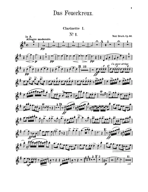 Clarinet 1, 2 (A)