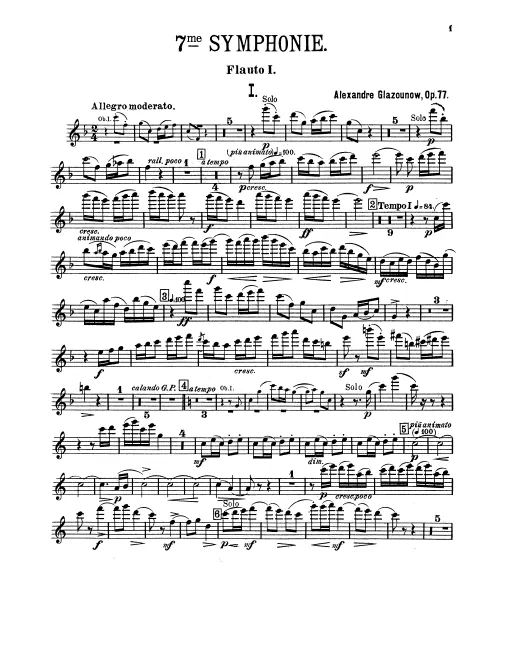 Flute 1, 2, 3/Piccolo