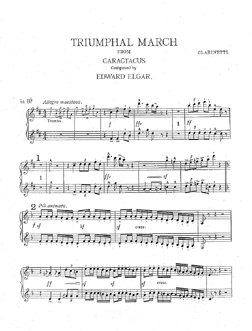 Clarinets 1/2 (B♭), Bass Clarinet (B♭, ad lib.)
