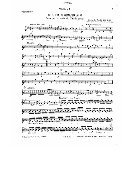 Violins I (ripieno)