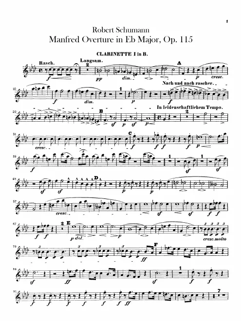 Clarinet 1, 2 (B♭)