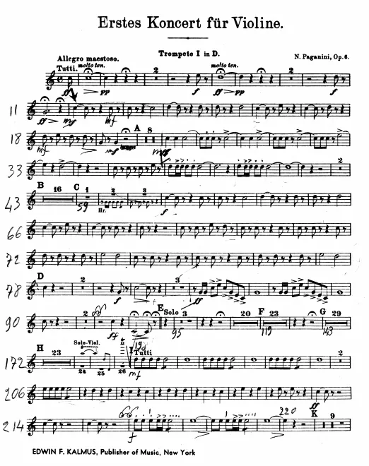 Trumpet 1, 2 (D)